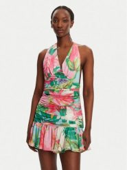 Bardot Sukienka koktajlowa Mave 59705DB1 Kolorowy Regular Fit. Sukienki damskie Bardot, bez wzorów, z syntetyku, wizytowe, bez kołnierzyka, bez ramiączek. Za 359.99 zł.