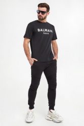 Spodnie dresowe męskie BALMAIN. Spodnie sportowe męskie Balmain, m, bez wzorów, z dresówki. W wyprzedaży za 2,714.25 zł.