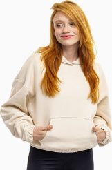 4f Bluza damska 4F F1057 kremowa 4FWSS24TSWSF1057 12S XS. Białe bluzy damskie 4F, s, bez wzorów, bez ramiączek, bez kaptura. Za 138.99 zł.
