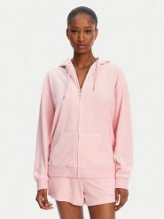 Juicy Couture Bluza Halan JCWAS24342 Różowy Oversize. Czerwone bluzy damskie Juicy Couture, xl, bez wzorów, z syntetyku, bez ramiączek, bez kaptura. Za 269.99 zł.
