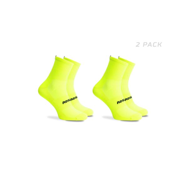 Skarpetki Rogelli Essential (x2). Żółte skarpetki damskie Rogelli, bez wzorów, z materiału. Za 59.00 zł.