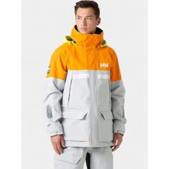 Kurtka Żeglarska Męska Helly Hansen Pier 4.0. Brązowe kurtki męskie Helly Hansen, m, bez wzorów, bez kaptura. Za 1,199.00 zł.