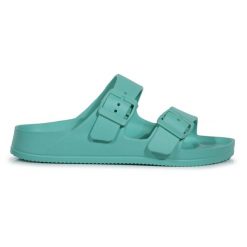 Lady Brooklyn damskie klapki. Czarne klapki damskie Regatta, bez wzorów, sportowe, bez obcasa, bez zapięcia. W wyprzedaży za 59.99 zł.