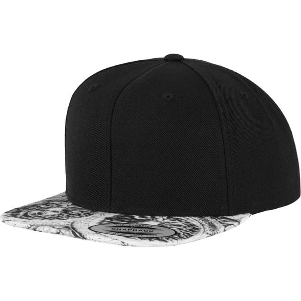 Czapka Z Daszkiem Sun King Snapback Cap. Białe czapki damskie FLEXFIT, bez wzorów, z materiału. Za 92.99 zł.
