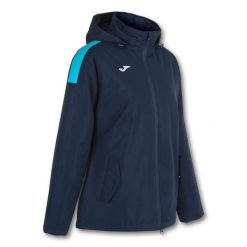 Kurtka sportowa damska Joma Trivor wiatrówka. Niebieskie kurtki sportowe damskie Joma, s, bez wzorów, z polaru, bez ramiączek, bez kaptura. Za 416.50 zł.
