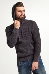Sweter męski z kapturem Hoodor JOOP! JEANS. Swetry męskie JOOP! Jeans, m, bez wzorów, z jeansu, bez kołnierzyka, bez ramiączek. W wyprzedaży za 502.52 zł.