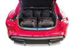 Torby Do Bagażnika Porsche Taycan Turismo Ev 2021+ 5Szt Kjust. Czarne torby podróżne damskie KJUST, bez wzorów, z kauczuku. Za 1,393.00 zł.