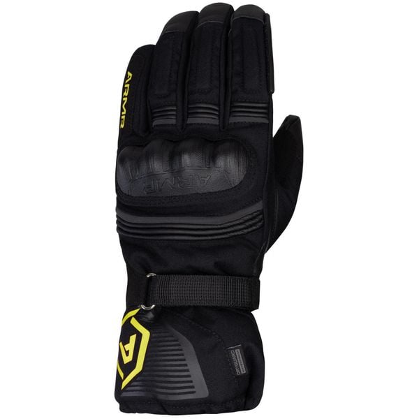 Rękawice rowerowe Armr Glove kumaji 3.0 czarne/żółte XXL/11. Czarne rękawiczki damskie ARMA, bez wzorów. Za 460.45 zł.