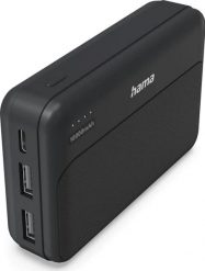 Hama Power Pack Pocket 10 10000 mAh 2X USB-A antracyt. Powerbanki . Za 59.90 zł.
