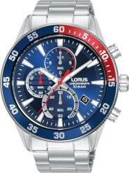 Zegarek Lorus Zegarek męski Lorus RM325JX9 srebrny. Szare zegarki męskie Lorus, bez wzorów, srebrne. Za 399.00 zł.