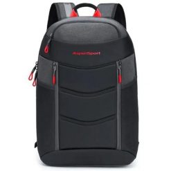 Plecak Aspensport Osika Plecak 22 L Ciemnoszaro-czerwony szary. Czarne plecaki damskie ZSPORT, bez wzorów, eleganckie. Za 106.19 zł.
