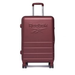 Walizka średnia Reebok. Czerwone walizki damskie Reebok, bez wzorów, średnie. Za 299.99 zł.