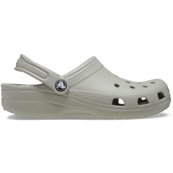 Klapki sandały chodaki męskie Crocs Classic. Szare sandały męskie Crocs, bez wzorów, bez zapięcia. Za 259.99 zł.