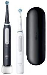 Szczoteczka magnetyczna Oral-B iO Series 4 Duo biały/czarny. Białe szczoteczki elektryczne Oral-B. Za 524.00 zł.