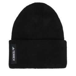 Czapka adidas. Czarne czapki męskie Adidas, na zimę, bez wzorów. Za 109.99 zł.