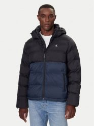 Calvin Klein Jeans Kurtka zimowa LV04RD527G Czarny Regular Fit. Czarne kurtki męskie Calvin Klein Jeans, na zimę, l, bez wzorów, z jeansu, bez kaptura. Za 1,099.00 zł.