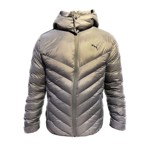 Kurtka męska Puma WINTER. Szare kurtki męskie Puma, m, bez wzorów, bez kaptura. Za 365.99 zł.