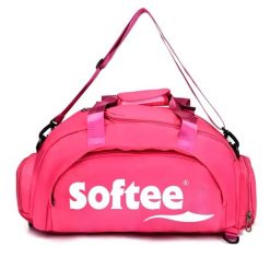Torba sportowa Softee. Czerwone torby sportowe męskie Softee, bez wzorów, z materiału, do ręki. Za 163.00 zł.