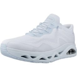 Buty SKECHERS SLIP - INS UNO GLIDE STEP AIR GLIDERS Niebieski. Niebieskie obuwie trekkingowe damskie Skechers, z tkaniny, bez zapięcia. Za 387.99 zł.