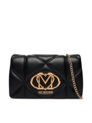 LOVE MOSCHINO Torebka JC4043PP1PLC0000 Czarny. Czarne torebki do ręki damskie Love Moschino, bez wzorów, ze skóry, bez dodatków. Za 789.99 zł.