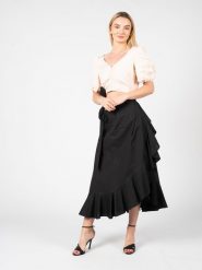 Pinko Top "Telsen" | 100599 Y3LE | Kobieta | Różowy. Czerwone topy damskie Pinko, s, bez wzorów, z poliesteru, eleganckie, bez kołnierzyka, bez ramiączek. W wyprzedaży za 339.00 zł.