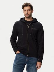 Guess Bluza M6YQ48 K4244 Czarny Slim Fit. Czarne bluzy męskie Guess, m, z aplikacjami, z bawełny, bez ramiączek, bez kaptura. Za 434.99 zł.