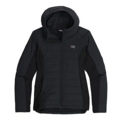 Damska kurtka puchowa Outdoor Research Shadow II. Czarne kurtki sportowe damskie OUTDOOR RESEARCH, na zimę, s, bez wzorów, z poliesteru, bez ramiączek, z kapturem, outdoorowe. Za 940.00 zł.