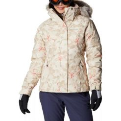 Kurtka zimowa damska Columbia Lay D Down II. Brązowe kurtki sportowe damskie Columbia, na zimę, l, bez wzorów, bez ramiączek, bez kaptura, trekkingowe. Za 1,099.00 zł.