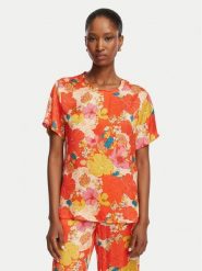 Liu Jo T-Shirt WA6512 T473A Czerwony Regular Fit. Czerwone t-shirty damskie Liu Jo, bez wzorów, z wiskozy, bez kołnierzyka, bez ramiączek. Za 559.99 zł.