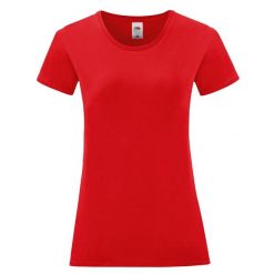 Koszulka Damska Iconic 150. Czarne bluzki damskie fruit of the loom, xl, bez wzorów, sportowe, bez kołnierzyka, bez ramiączek. Za 44.99 zł.