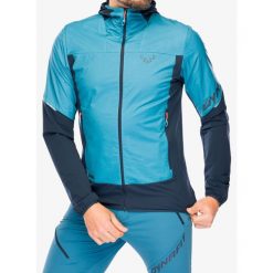 Kurtka polarowa męska Dynafit Traverse Alpha Hooded JKT. Niebieskie kurtki męskie Dynafit, m, bez wzorów, z polaru, sportowe, bez kaptura. Za 792.25 zł.