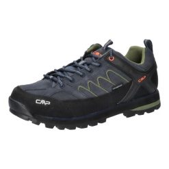 Buty trekkingowe męskie, Moon Low. Czarne trekkingi męskie CMP, z zamszu, bez zapięcia. W wyprzedaży za 449.99 zł.
