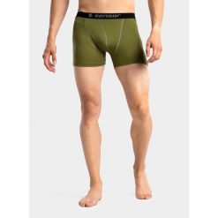 Bokserki termoaktywne męskie Sensor Merino Active Boxers. Zielone bokserki męskie Sensor, bez wzorów. Za 146.99 zł.