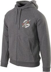 Helikon-Tex Bluza Come and take it Hoodie - Fullzip - Mid Grey. Szare bluzy męskie HELIKON-TEX, m, bez wzorów, bez ramiączek, bez kaptura. Za 236.28 zł.
