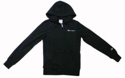 Bluza damska Champion Full Zip Hoodie Sweatshirt 118099. Czarne bluzy damskie Champion, m, z aplikacjami, z bawełny, sportowe, bez ramiączek, bez kaptura. Za 216.99 zł.