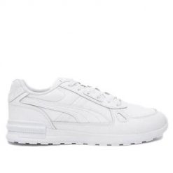 Buty do chodzenia męskie Puma Graviton Pro. Białe buty sportowe męskie Puma, bez wzorów, z materiału, bez zapięcia, trekkingowe. Za 314.00 zł.