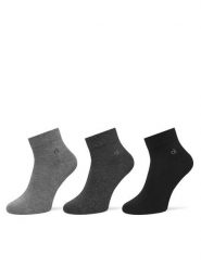 Calvin Klein Skarpety krótkie 701234209 Szary. Szare skarpety męskie Calvin Klein, bez wzorów, z bawełny. Za 69.99 zł.