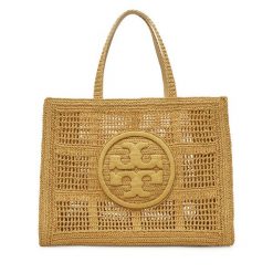 Torebka Tory Burch. Brązowe shopperki damskie Tory Burch, bez wzorów, bez dodatków. Za 1,939.00 zł.