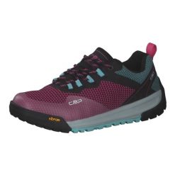 Buty sportowe damskie CMP LOTHAL z podeszwą VIBRAM. Czerwone obuwie sportowe damskie CMP, bez wzorów, bez zapięcia, rowerowe. W wyprzedaży za 299.99 zł.
