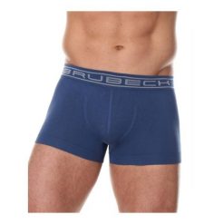 Bokserki męskie bawełniane Brubeck COMFORT COTTON. Niebieskie bokserki męskie Brubeck, bez wzorów, z bawełny. Za 39.99 zł.