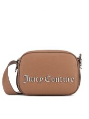Juicy Couture Torebka BIJXT5337WVP Brązowy. Brązowe listonoszki damskie Juicy Couture, bez wzorów, z tworzywa sztucznego, bez dodatków. Za 259.99 zł.