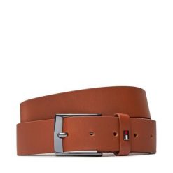 Pasek Męski Tommy Hilfiger. Brązowe paski męskie Tommy Hilfiger. Za 129.99 zł.
