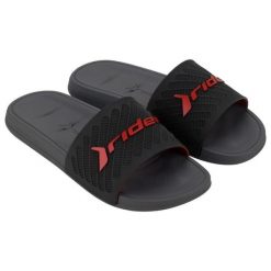 Klapki Rider Free Ii Slide Ad M 12323BA410 czarne. Czarne klapki męskie bez wzorów, z materiału, bez zapięcia. Za 218.61 zł.