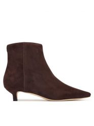 LAUREN RALPH LAUREN Botki Frncsa Bt Hl Bo Bte 802P15722002 Brązowy. Brązowe botki damskie Lauren Ralph Lauren, bez wzorów, ze skóry, bez obcasa, na szpilce, bez zapięcia. Za 949.99 zł.