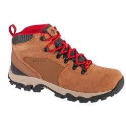 Buty trekkingowe męskie, Newton Ridge Plus II Suede WP. Brązowe trekkingi męskie Columbia, bez zapięcia. Za 349.99 zł.