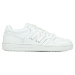 New Balance Sneakersy Unisex Buty Lifestyle - Ltz - Skóra / Tekstyl Dorosłych. Białe buty sportowe męskie New Balance, bez wzorów, z materiału, bez zapięcia. Za 359.00 zł.