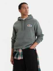 RVCA Bluza Soar 23A413508 Zielony Regular Fit. Zielone bluzy męskie RVCA, m, bez wzorów, z bawełny, bez ramiączek, bez kaptura. Za 349.99 zł.