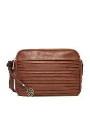 Lasocki Torebka CEO-LSK-K-025-06 Brązowy. Brązowe listonoszki damskie Lasocki, bez wzorów, z materiału, bez dodatków. Za 179.99 zł.