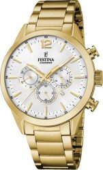 Zegarek Festina Zegarek męski Festina F20633-1 złoty. Żółte zegarki męskie Festina, bez wzorów, złote. Za 664.99 zł.