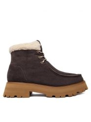 MICHAEL Michael Kors Botki Cade 40F5CAFE5S Brązowy. Brązowe botki damskie MICHAEL Michael Kors, bez wzorów, ze skóry, bez obcasa, na płaskiej podeszwie, bez zapięcia. Za 879.99 zł.